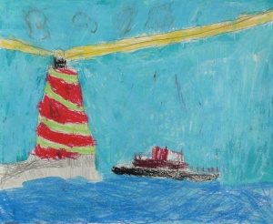 Ship and Lighthouse